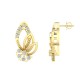 Diamond Earring in 18 kt gold (2.90 gram) with Diamonds (0.27 ct) Diamond Earring in 18 kt gold (2.90 gram) with Diamonds (0.27 ct)