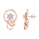 Diamond Earring in 18 kt gold (2.30 gram) with Diamonds (0.19 ct) Diamond Earring in 18 kt gold (2.30 gram) with Diamonds (0.19 ct)
