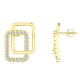 Diamond Earring in 18 kt gold (1.70 gram) with Diamonds (0.27 ct) Diamond Earring in 18 kt gold (1.70 gram) with Diamonds (0.27 ct)