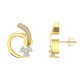 Diamond Earring in 18 kt gold (3.30 gram) with Diamonds (0.59 ct) Diamond Earring in 18 kt gold (3.30 gram) with Diamonds (0.59 ct)
