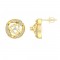 Diamond Earring in 18 kt gold (1.80 gram) with Diamonds (0.67 ct)