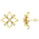 Diamond Earring in 18 kt gold (4.20 gram) with Diamonds (0.19 ct) Diamond Earring in 18 kt gold (4.20 gram) with Diamonds (0.19 ct)
