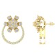 Diamond Earring in 18 kt gold (6.80 gram) with Diamonds (1.52 ct) Diamond Earring in 18 kt gold (6.80 gram) with Diamonds (1.52 ct)