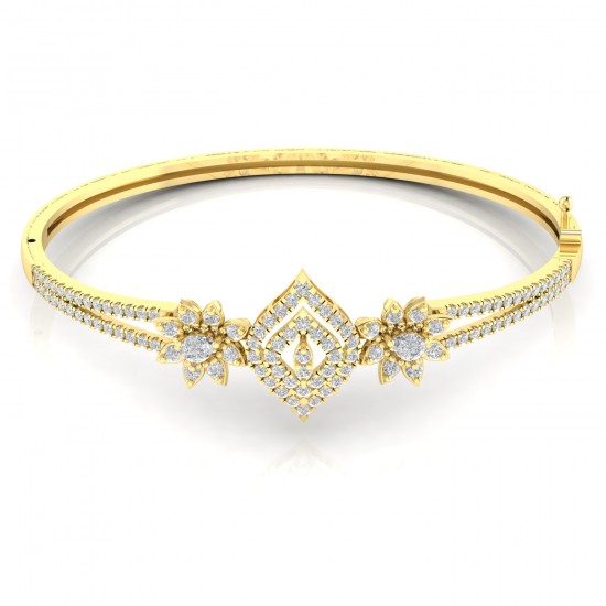 Diamond Bracelet in 18 kt gold (13.40 gram) with Diamonds (1.47 ct) Diamond Bracelet in 18 kt gold (13.40 gram) with Diamonds (1.47 ct)
