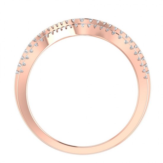 Diamond Ring in 18 kt gold (1.40 gram) with diamond (0.23 ct) Diamond Ring in 18 kt gold (1.40 gram) with diamond (0.23 ct)
