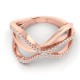 Diamond Ring in 18 kt gold (1.40 gram) with diamond (0.23 ct) Diamond Ring in 18 kt gold (1.40 gram) with diamond (0.23 ct)