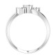 Diamond Ring in 18 kt gold (4.20 gram) with diamond (0.22 ct) Diamond Ring in 18 kt gold (4.20 gram) with diamond (0.22 ct)