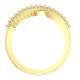 Diamond Ring in 18 kt gold (6.80 gram) with diamond (0.38 ct) Diamond Ring in 18 kt gold (6.80 gram) with diamond (0.38 ct)