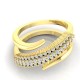 Diamond Ring in 18 kt gold (6.80 gram) with diamond (0.38 ct) Diamond Ring in 18 kt gold (6.80 gram) with diamond (0.38 ct)