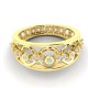 Diamond Ring in 18 kt gold (4.10 gram) with diamond (0.17 ct) Diamond Ring in 18 kt gold (4.10 gram) with diamond (0.17 ct)
