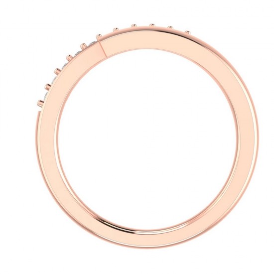 Diamond Ring in 18 kt gold (3.40 gram) with diamond (0.12 ct) Diamond Ring in 18 kt gold (3.40 gram) with diamond (0.12 ct)