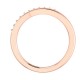 Diamond Ring in 18 kt gold (3.40 gram) with diamond (0.12 ct) Diamond Ring in 18 kt gold (3.40 gram) with diamond (0.12 ct)