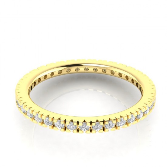 Diamond Ring in 18 kt gold (2.30 gram) with diamond (0.45 ct) Diamond Ring in 18 kt gold (2.30 gram) with diamond (0.45 ct)
