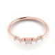 Diamond Ring in 18 kt gold (1.30 gram) with diamond (0.12 ct) Diamond Ring in 18 kt gold (1.30 gram) with diamond (0.12 ct)
