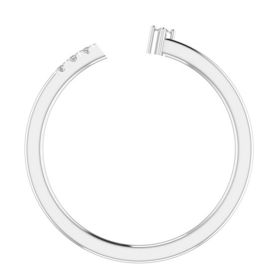 Diamond Ring in 18 kt gold (2.00 gram) with diamond (0.04 ct) Diamond Ring in 18 kt gold (2.00 gram) with diamond (0.04 ct)
