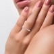 Diamond Ring in 18 kt gold (2.00 gram) with diamond (0.04 ct) Diamond Ring in 18 kt gold (2.00 gram) with diamond (0.04 ct)