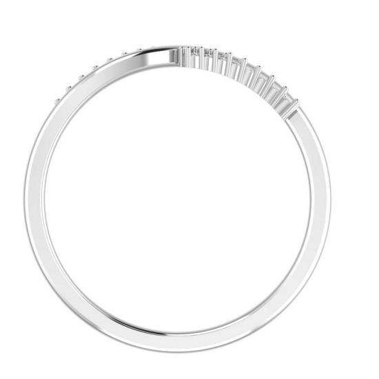 Diamond Ring in 18 kt gold (1.80 gram) with diamond (0.10 ct) Diamond Ring in 18 kt gold (1.80 gram) with diamond (0.10 ct)