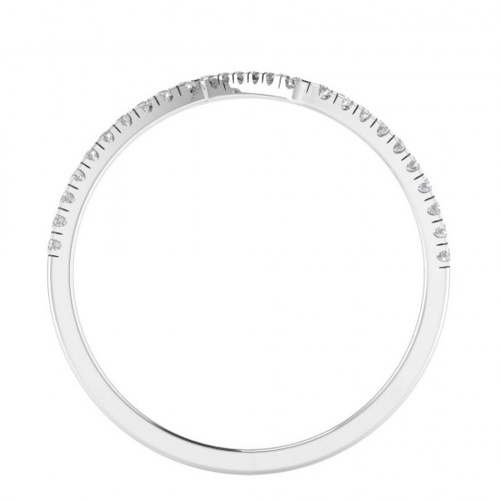 Diamond Ring in 18 kt gold (1.20 gram) with diamond (0.13 ct) Diamond Ring in 18 kt gold (1.20 gram) with diamond (0.13 ct)