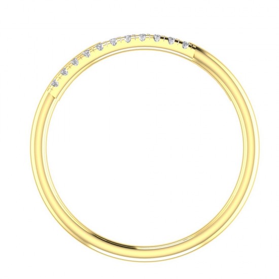 Diamond Ring in 18 kt gold (1.70 gram) with diamond (0.14 ct) Diamond Ring in 18 kt gold (1.70 gram) with diamond (0.14 ct)