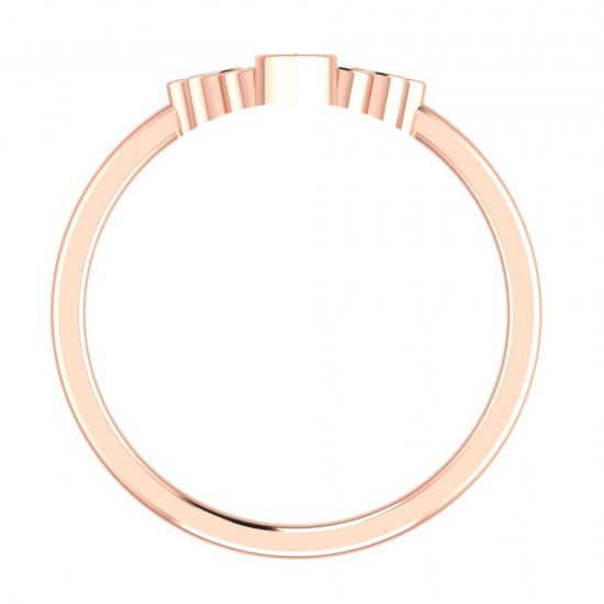 Diamond Ring in 18 kt gold (1.80 gram) with diamond (0.19 ct) Diamond Ring in 18 kt gold (1.80 gram) with diamond (0.19 ct)