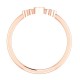 Diamond Ring in 18 kt gold (1.80 gram) with diamond (0.19 ct) Diamond Ring in 18 kt gold (1.80 gram) with diamond (0.19 ct)