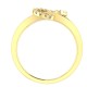 Diamond Ring in 18 kt gold (2.50 gram) with diamond (0.15 ct) Diamond Ring in 18 kt gold (2.50 gram) with diamond (0.15 ct)